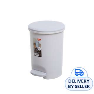 Citylife 10L Rubbish Bin Waste Bin (Bottega White)