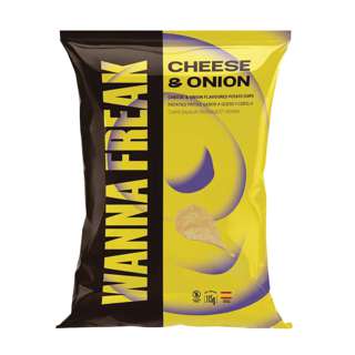 Wanna Freak Cheese and Onion Potato Chips
