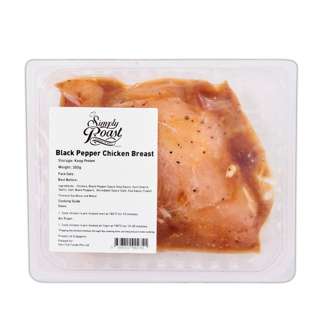 Simply Roast Black Pepper Chicken Breast - Frozen