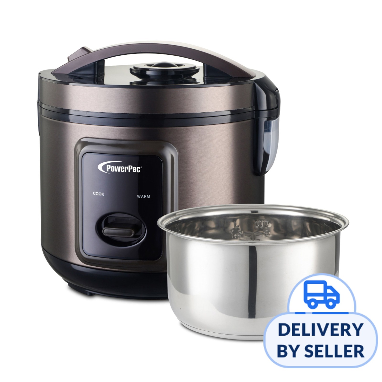 PowerPac Rice Cooker With SS Inner Pot (PPRC618) NTUC FairPrice