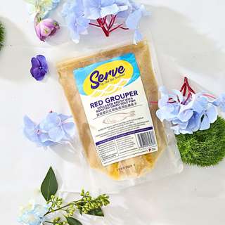 Serve Red Grouper Collagen Broth with Sole Fish Serve Red Grouper Collagen Broth with Sole Fish