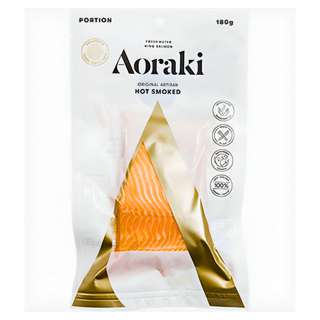 Aoraki NZ King Hot Smoked Salmon Portion - Frozen