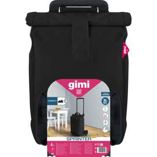 GIMI Shopping Trolley Sprinter Black 50L