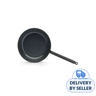 DE BUYER Blue Steel Lyonnaise Frying Pan - 24cm