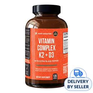 Nano Singapore Vitamin Complex K2 + D3 BioPerine
