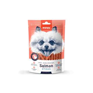 Wanpy Soft Oven-Roasted Salmon Sticks 100g