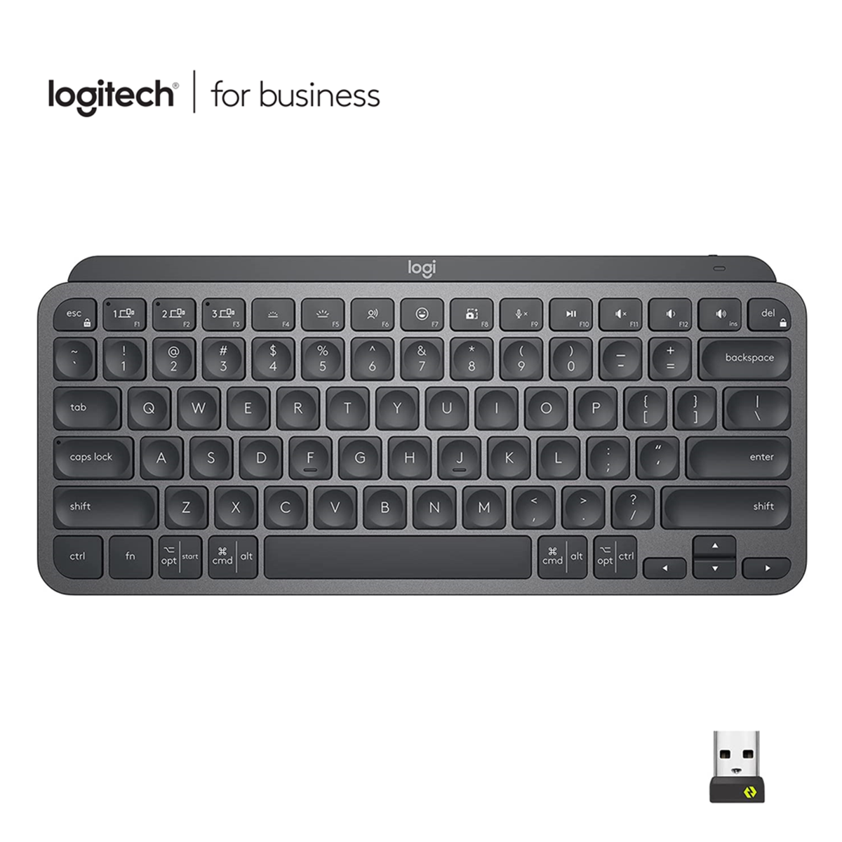 Logitech MX Keys Mini Business Wireless Keyboard - Graphite | NTUC