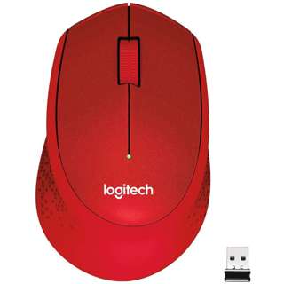 Logitech M331 Silent Plus Wireless Mouse - Red
