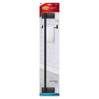 3M Command Bath Towel Bar - Matte Black 3M Command Bath Towel Bar - Matte Black
