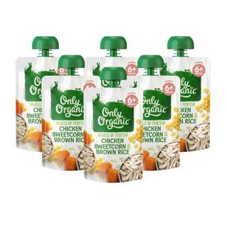 Only Organic Chicken Sweetcorn & Brown Rice