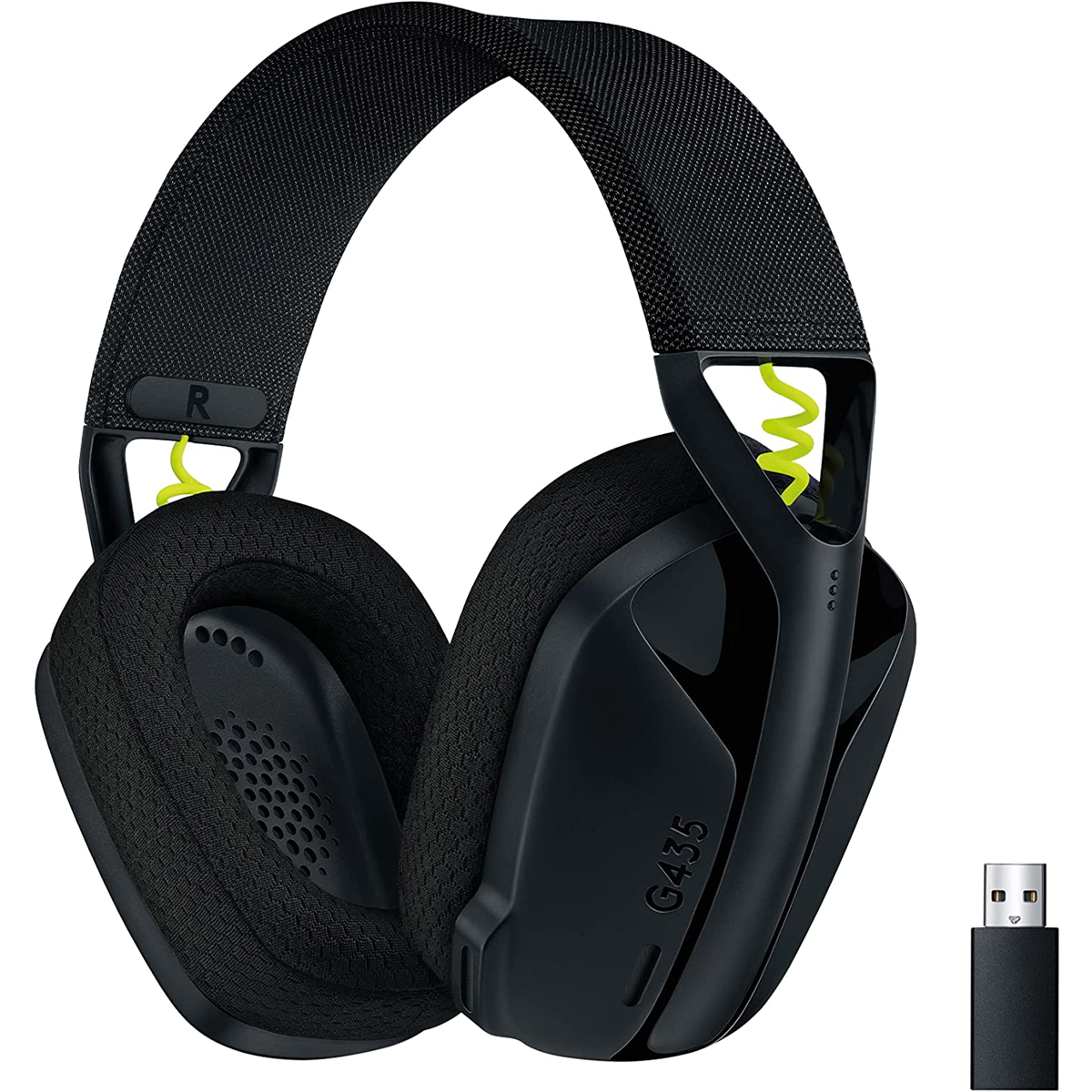 Logitech G435 Wireless Bluetooth Lightweight Headset - Black