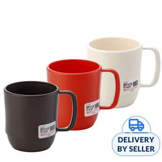 INOMATA Mug Cup Red + Ivory + Dark Brown