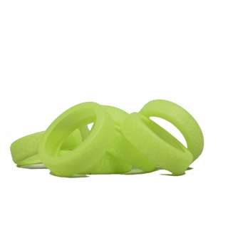 Lit Luggage Wheel Rubber Cover - Luminous Green