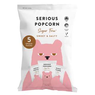 Serious Food Sugar Free Popcorn - Sweet & Salty (Multipack) Serious Food Sugar Free Popcorn - Sweet & Salty (Multipack)