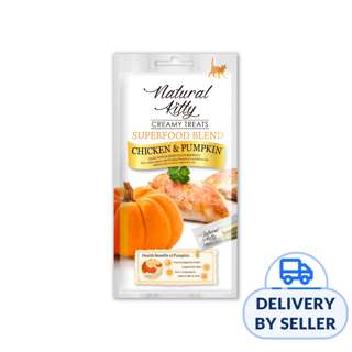Natural Kitty Creamy Treats Superfood Blend - Chicken Pumpkin Natural Kitty Creamy Treats Superfood Blend - Chicken Pumpkin
