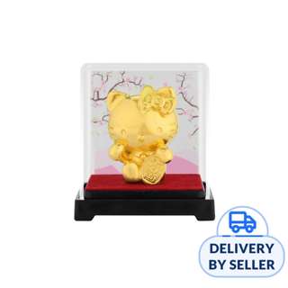 Sanrio Lucky Kitty 24K Gold Foil Mini Figure
