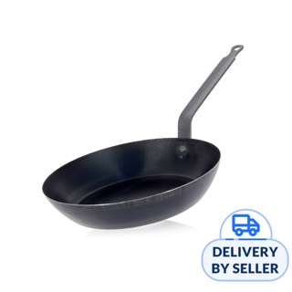 DE BUYER Blue Steel Lyonnaise Frying Pan - 30cm