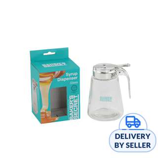 Table Matters - Baker's Secret 4.6 inch Glass Syrup Dispenser Table Matters - Baker's Secret 4.6 inch Glass Syrup Dispenser