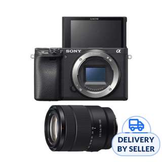 Sony ILCE-6400 α6400 E-mount Camera, Body + SEL18135 - Black