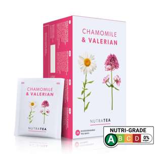 NutraTea Chamomile & Valerian, 20 Tea Bag