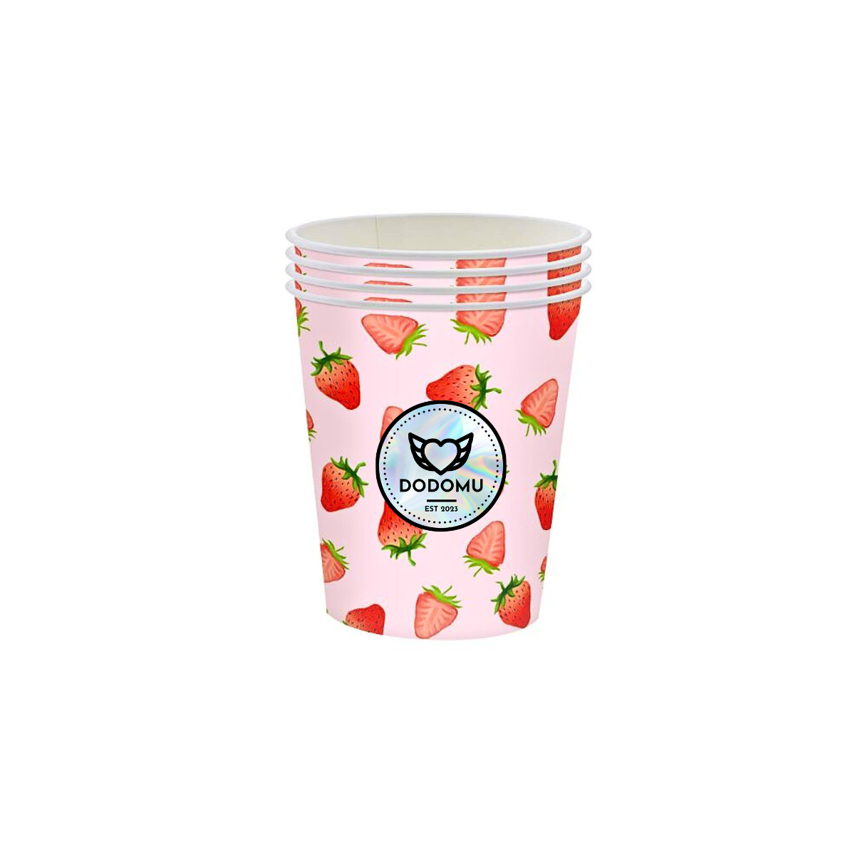 Dodomu Strawberry Party Paper Cup | NTUC FairPrice