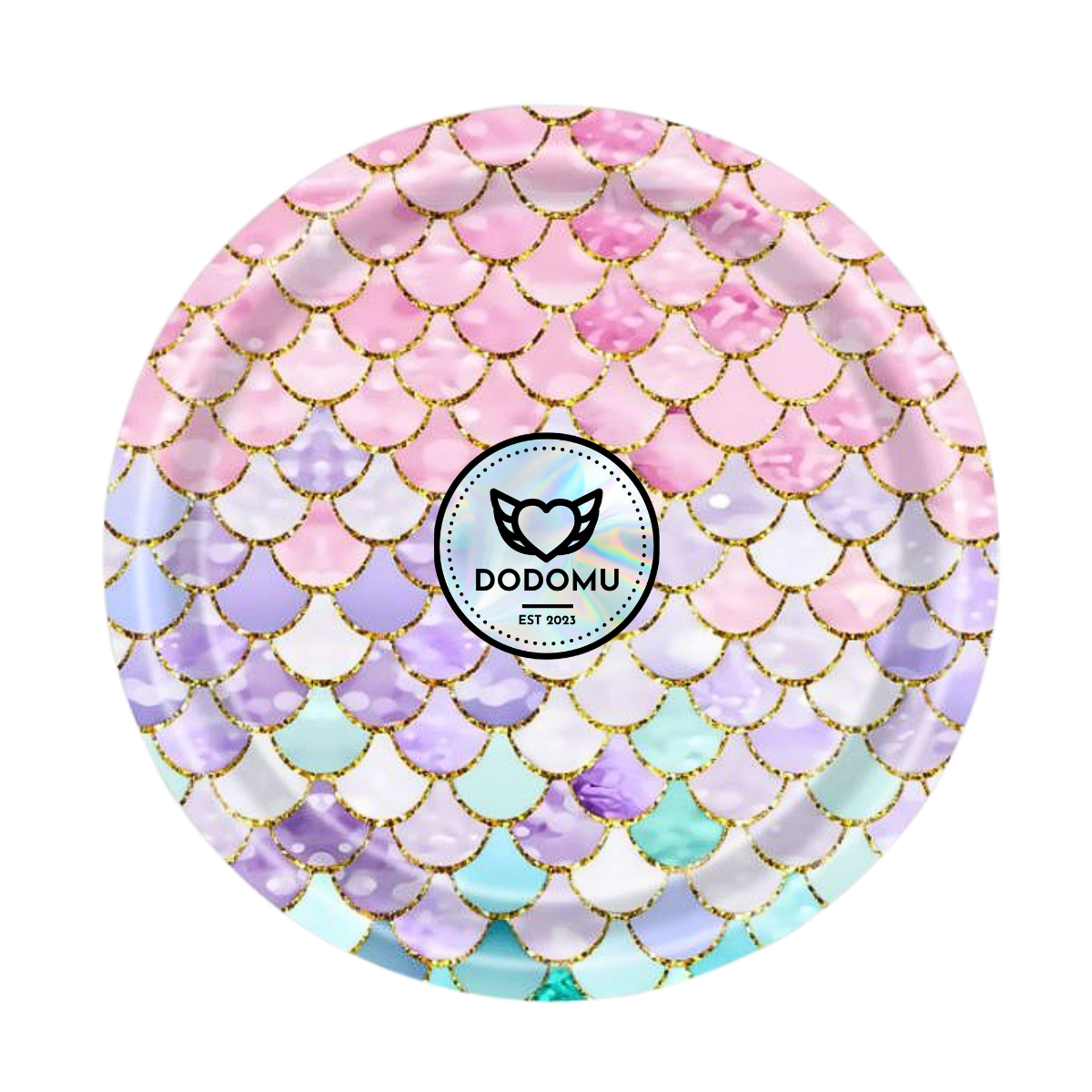 Dodomu Mermaid Party 9 Inch Paper Plates