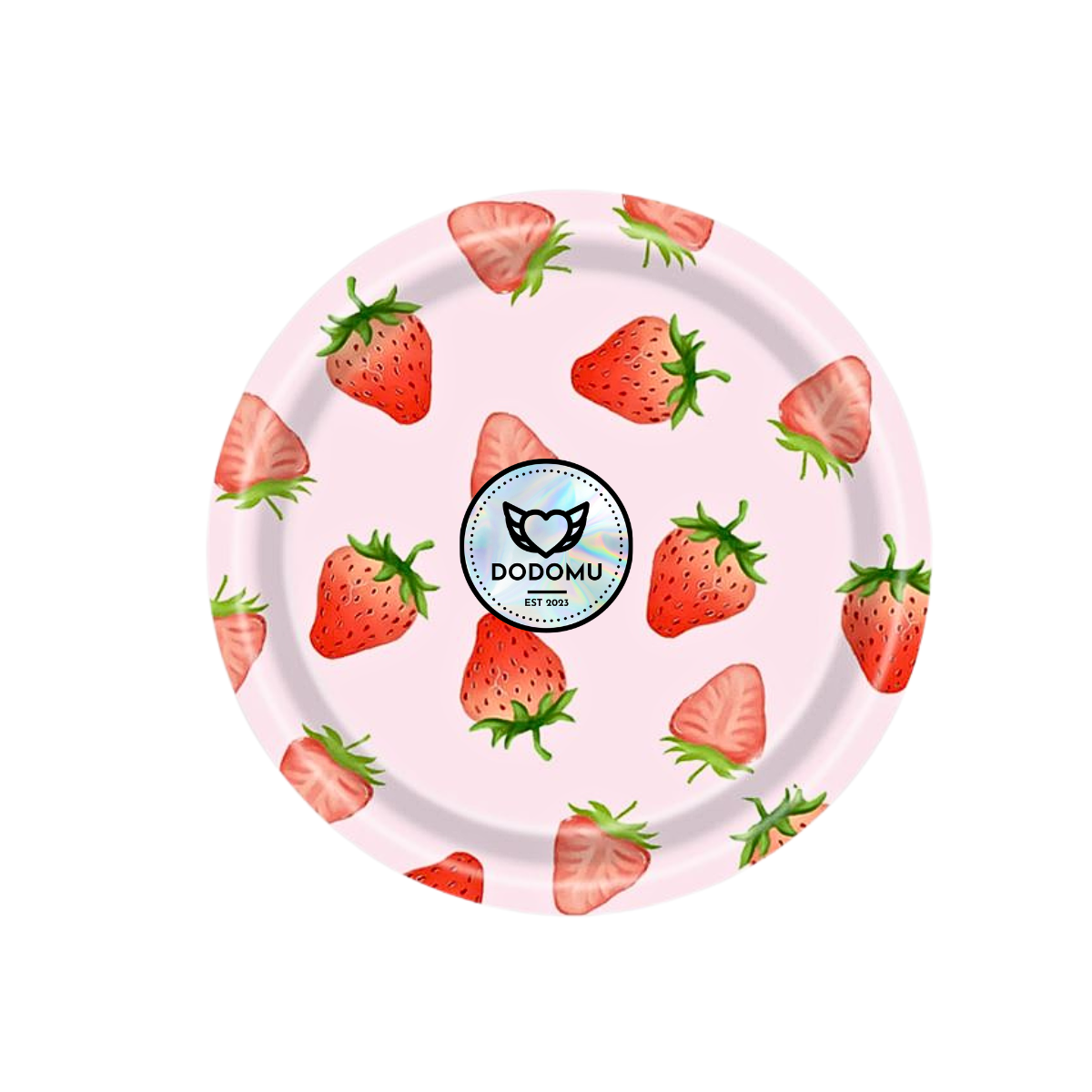 Dodomu Strawberry Party 7 Inch Paper Plates