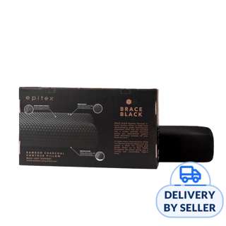 Epitex Brace Black Bamboo Charcoal Contour Support Pillow