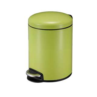 Eko S/S Round Step Bin W/Soft Closing Lid 12LLime Green