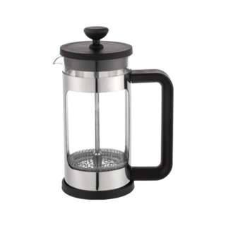 Aramoro  Glass Coffee Plunger W/Pp Handle & Lid 350Ml