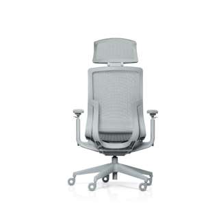 novita Home-Office Chair nc01 with Head Rest - Silver Ash novita Home-Office Chair nc01 with Head Rest - Silver Ash