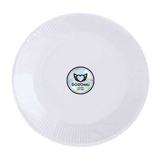 Dodomu Disposable 9 Inch Paper Plates - White