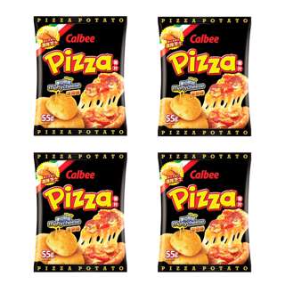 Calbee Pizza Potato Chips Bundle Of 4 Calbee Pizza Potato Chips Bundle Of 4