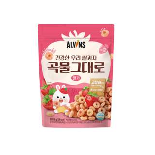 Alvins Rice Ring Crunchies - Strawberry
