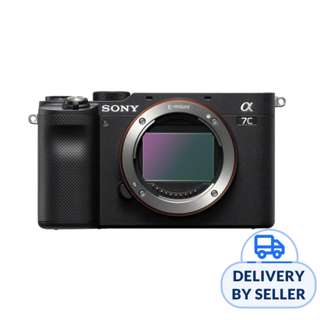 Sony ILCE-7C Alpha α7C Compact Camera, Body Only - Black