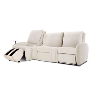OSIM uDiva Sofa Cream White - 3 Seater (1 Massage + 2 Seat)