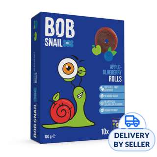 Bob Snail - Fruit Rolls Apple-Blueberry 100g Bob Snail - Fruit Rolls Apple-Blueberry 100g
