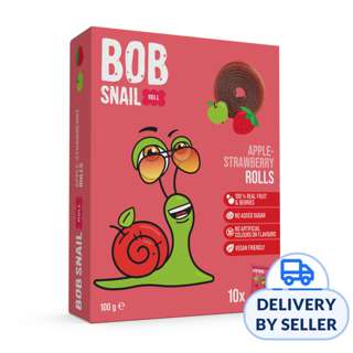 Bob Snail - Fruit Rolls Apple-Strawberry 100g