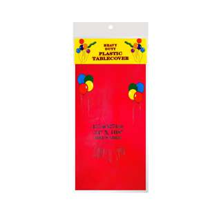 Disposable Tablecloth - Red Plain Disposable Tablecloth - Red Plain