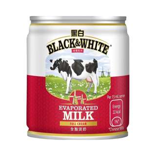 Black & White Evaporated Milk - Full Cream Black & White Evaporated Milk - Full Cream