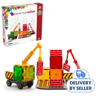 MAGNA-TILES Builder 32 Piece Magnetic Building Set