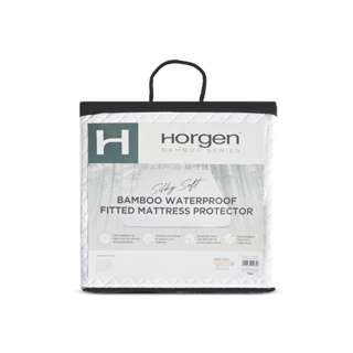 Horgen Bamboo Waterproof Fitted Mattress Protector- Queen