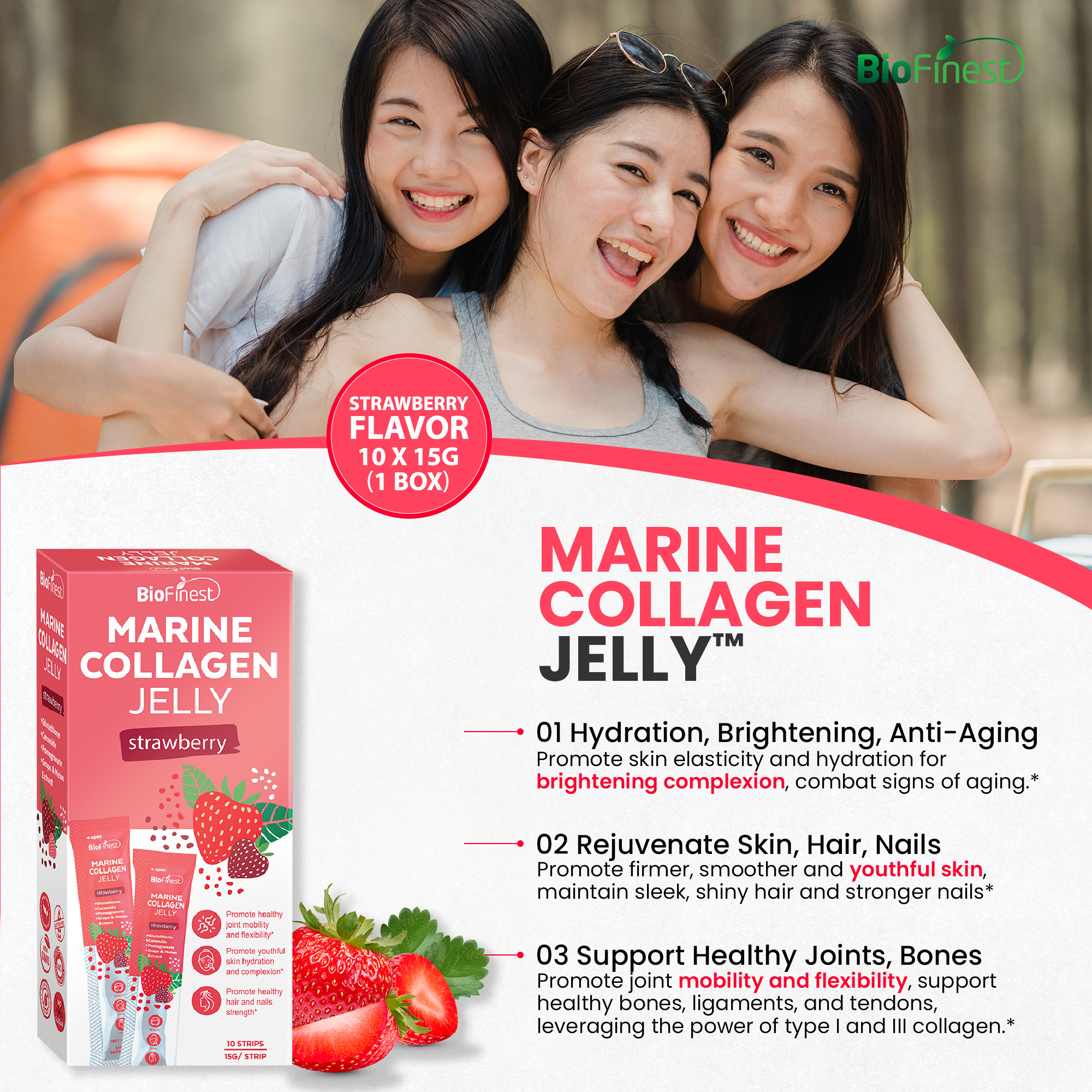 Marine Collagen Jelly Supplement Glutathione Hydration Joint | NTUC  FairPrice