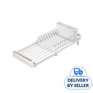 Table Matters DishDolly Extendable Dish Drainer Rack - White