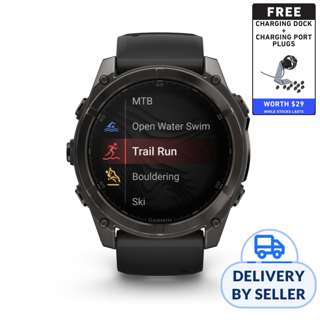 Garmin Fenix 8 Smartwatch AMOLED Display - Carbon Gray (51mm)