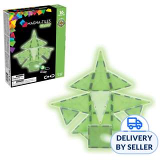Magna Tiles Glow 16 Piece Magnetic Building Set