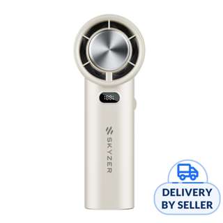 Skyzer 6400MAH Portable Fan - White