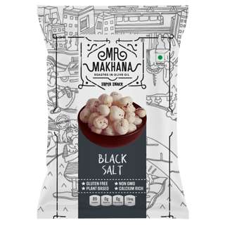 Mr Makhana Super Snacks - Black Salt