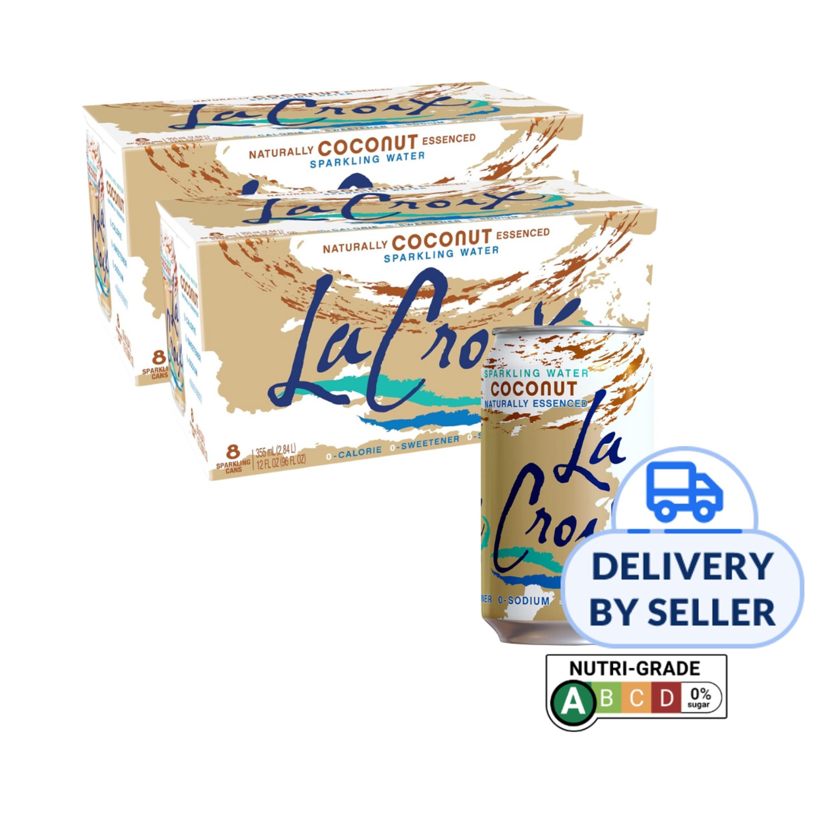 LaCroix Naturally Essenced Sparkling Water - Coconut