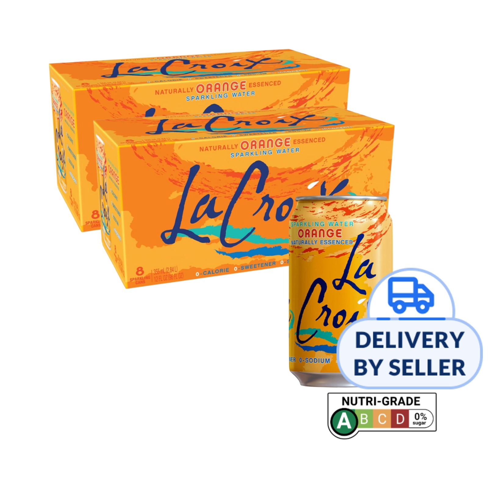 LaCroix Naturally Essenced Sparkling Water - Orange